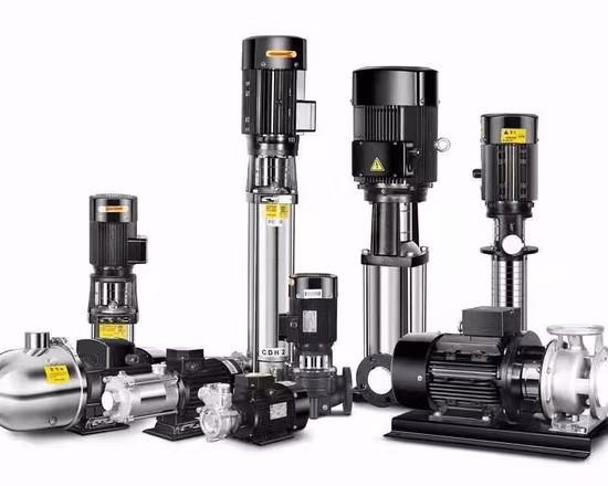 Pompa sommergibile per trasferimento acqua pulita multistadio verticale elettrica portatile ad alta pressione con testa massima da 400 m